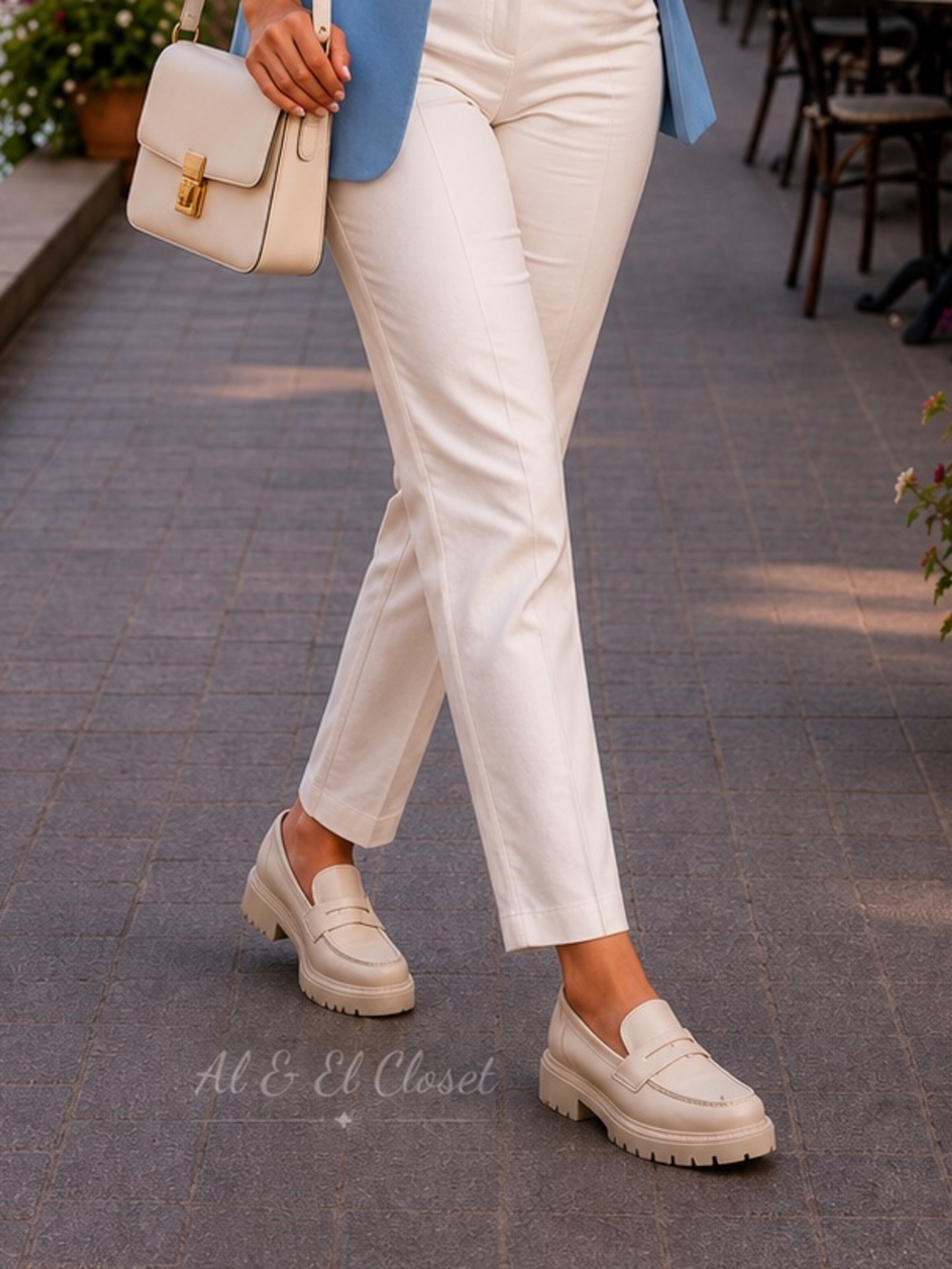 Beautiisoles by Robyn Shreiber Freddie Loafers Size 12 Off White Leather NWB
